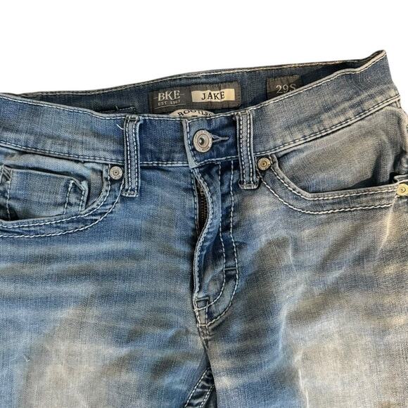 BKE Jake Low Rise Bootleg Jeans Size 29S - Picture 3 of 7